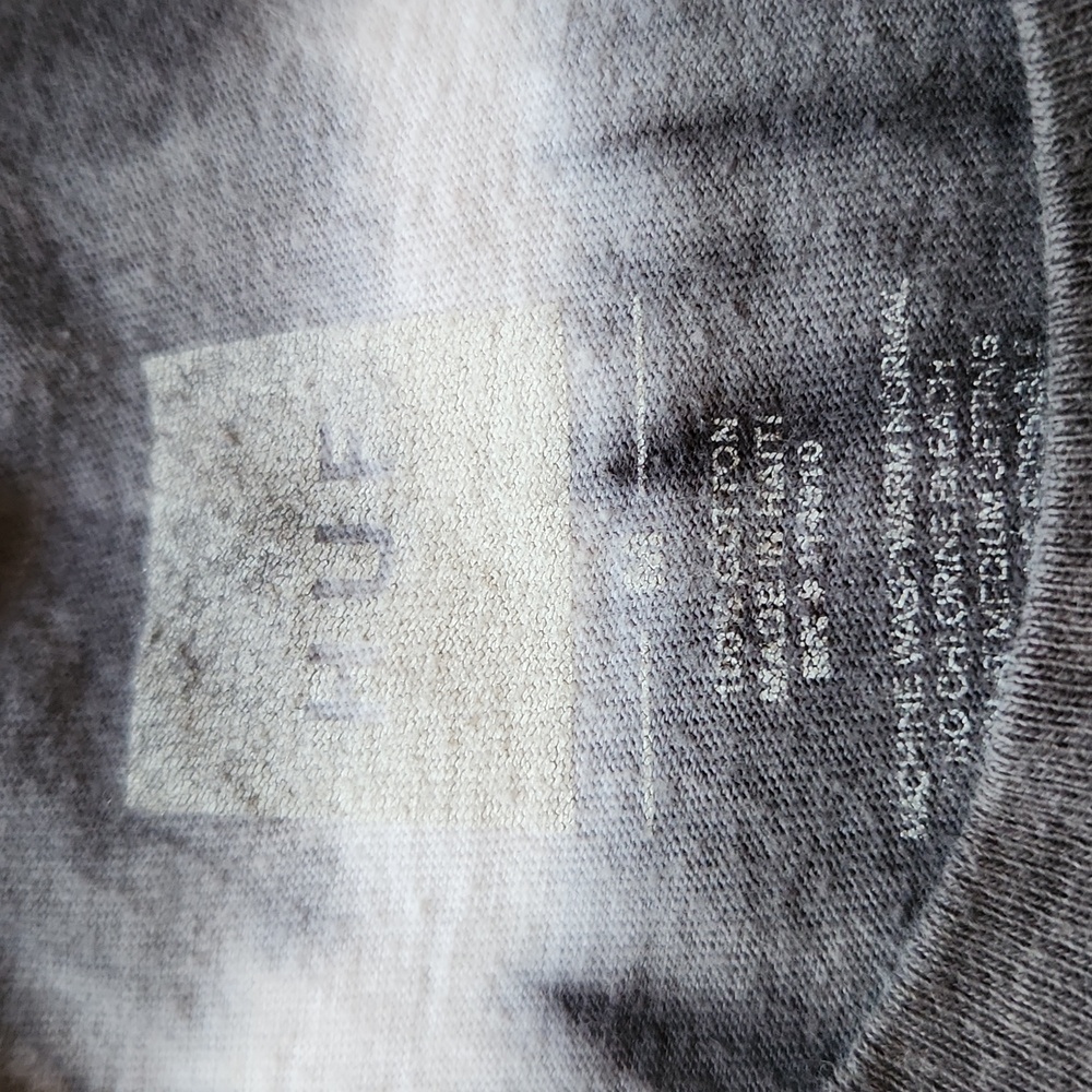 HUF Worldwide Black/White Tie Dye Tee Size M - Picture 4 of 4